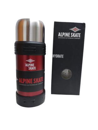 Imagen de TERMO Y TAPA DE ACERO 900ML ALPINE SKATE EN CAJA 11.24